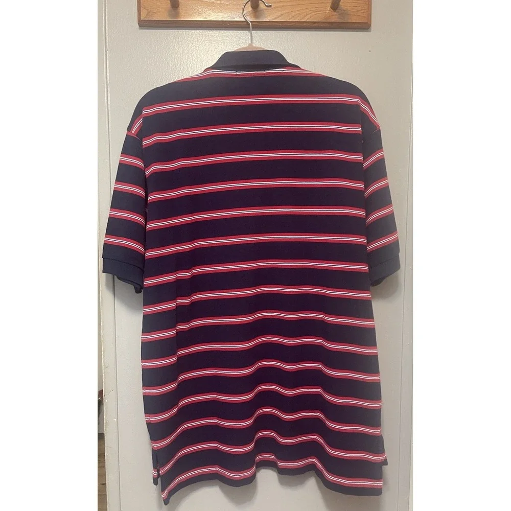 Polo By Ralph Lauren Blue/Red Stripe Cotton Men's 2XL